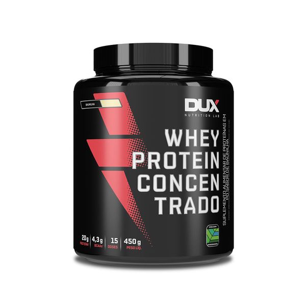 Whey Protein Concentrado Pote 450G Dux Nutrition Cookies - 450G