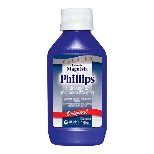 Leite De Magnésia De Phillips Original 120Ml