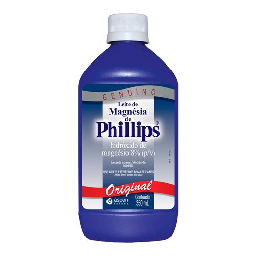 Leite De Magnésia De Phillips Original 350Ml