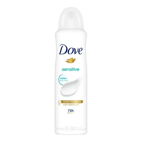 Desodorante Aerosol Dove Sensitive Sem Perfume 150Ml