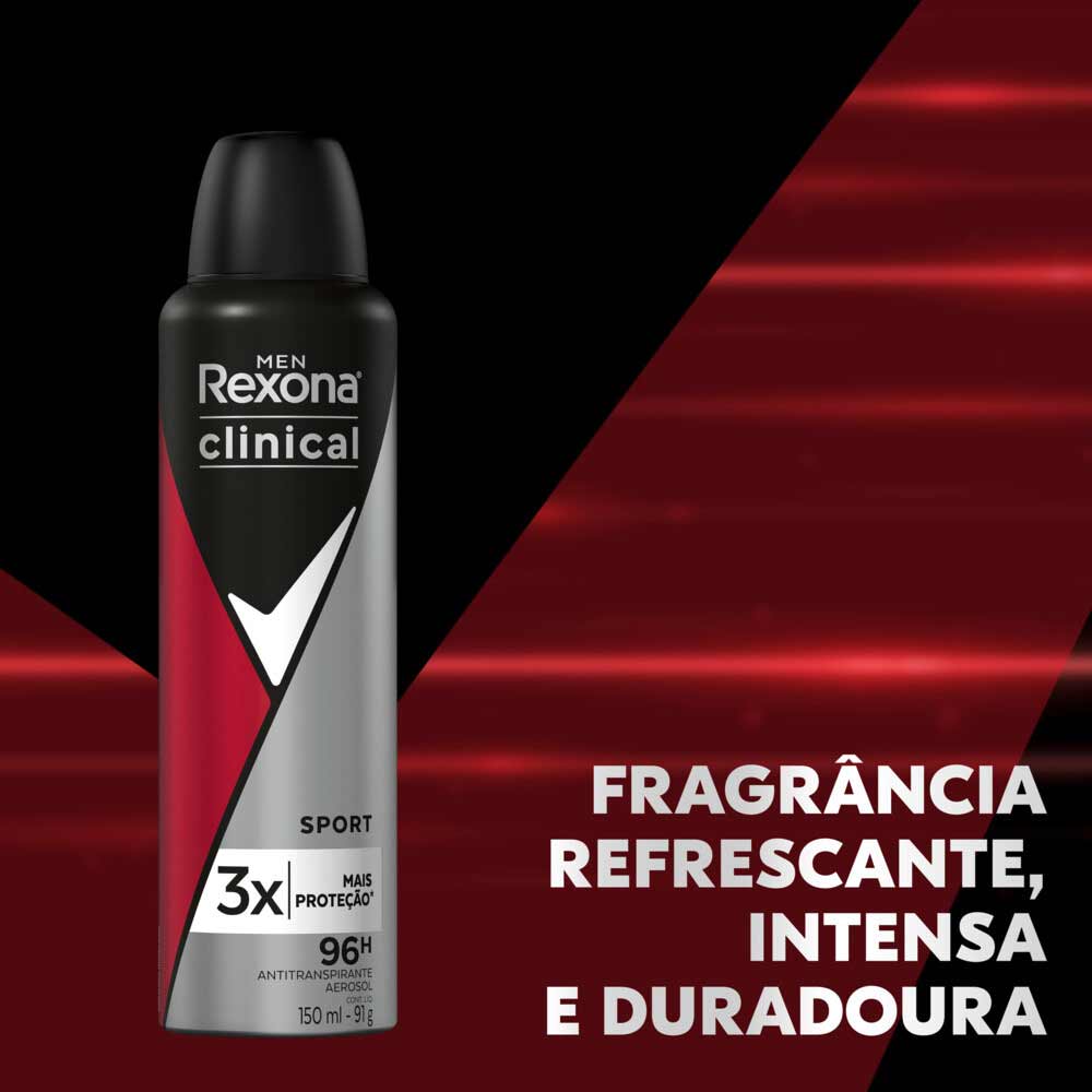 Desodorante Rexona Aerosol 150ml Men Diversas Fragrâncias