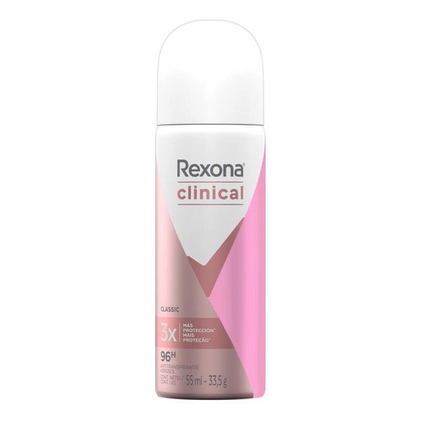 Desodorante Rexona Aerosol Feminino Clinical Classic 55ml