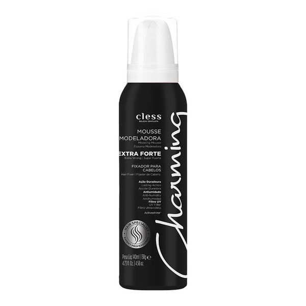 Mousse Modelador para Cabelos Charming Special Black 140ml