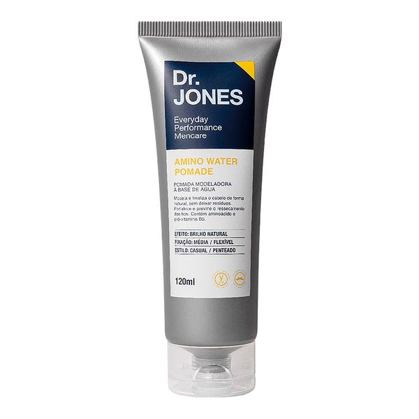 Pomada Modeladora Capilar Dr. Jones Média Fixação Efeito Brilho Natural 120ml