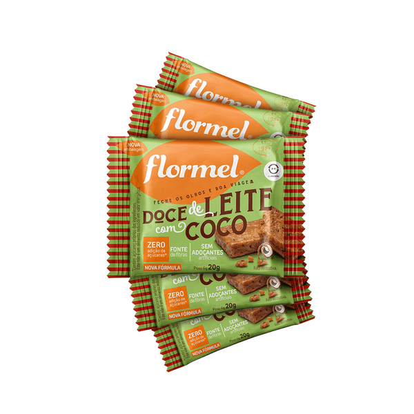 Doce de leite com coco Flormel 5 unidades BS Pharma