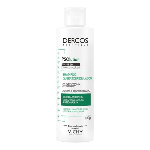 Shampoo Vichy Dercos Psolution Queratorregulador Antidescamação E Anticoceira 200G