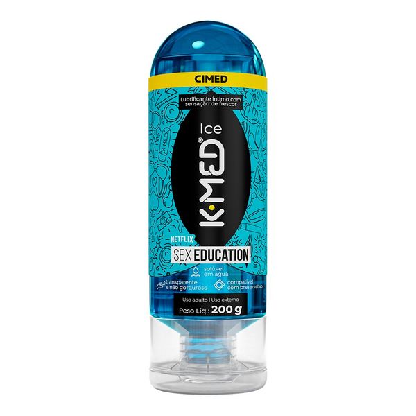 Lubrificante Íntimo K-Med Gel Ice Netflix Sex Education 200g