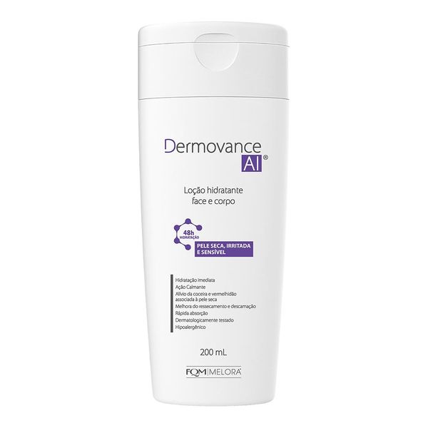 Loção Hidratante Facial E Corporal Dermovance AI 200ml