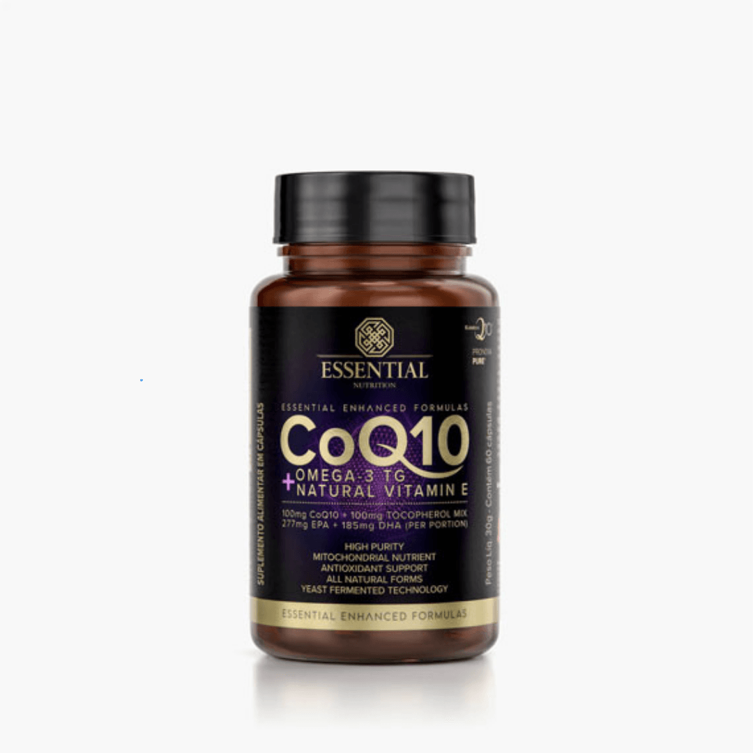 Coq10 + Ômega 3 Essential Nutrition 60 Cápsulas