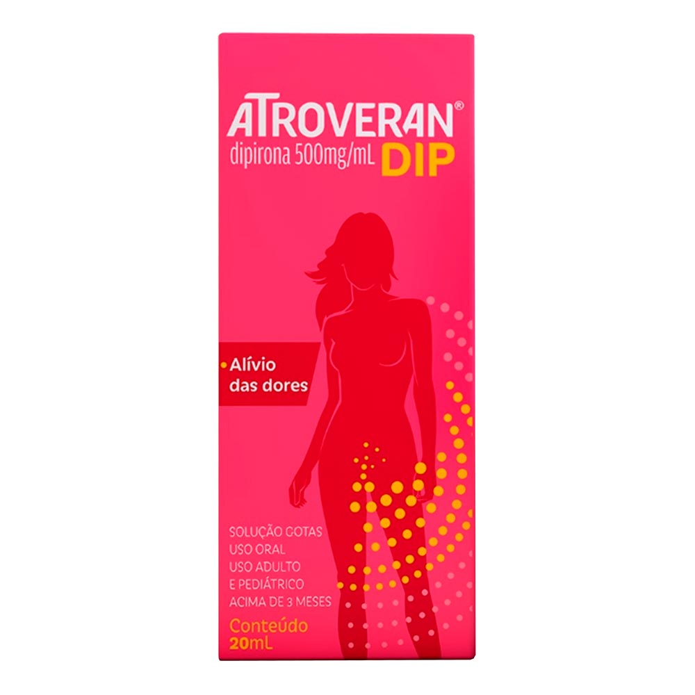 Analgésico e Antitérmico Atroveran Dip 500mg/ml 20ml Gotas