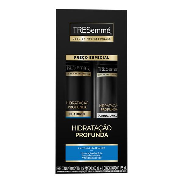 Kit Tresemmé Hidratação Profunda Shampoo 350ml + Condicionador 175ml