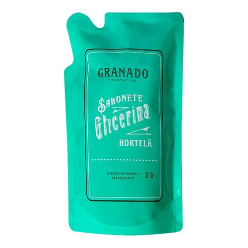 Sabonete Líquido Hortelã Granado Glicerina Refil 300Ml