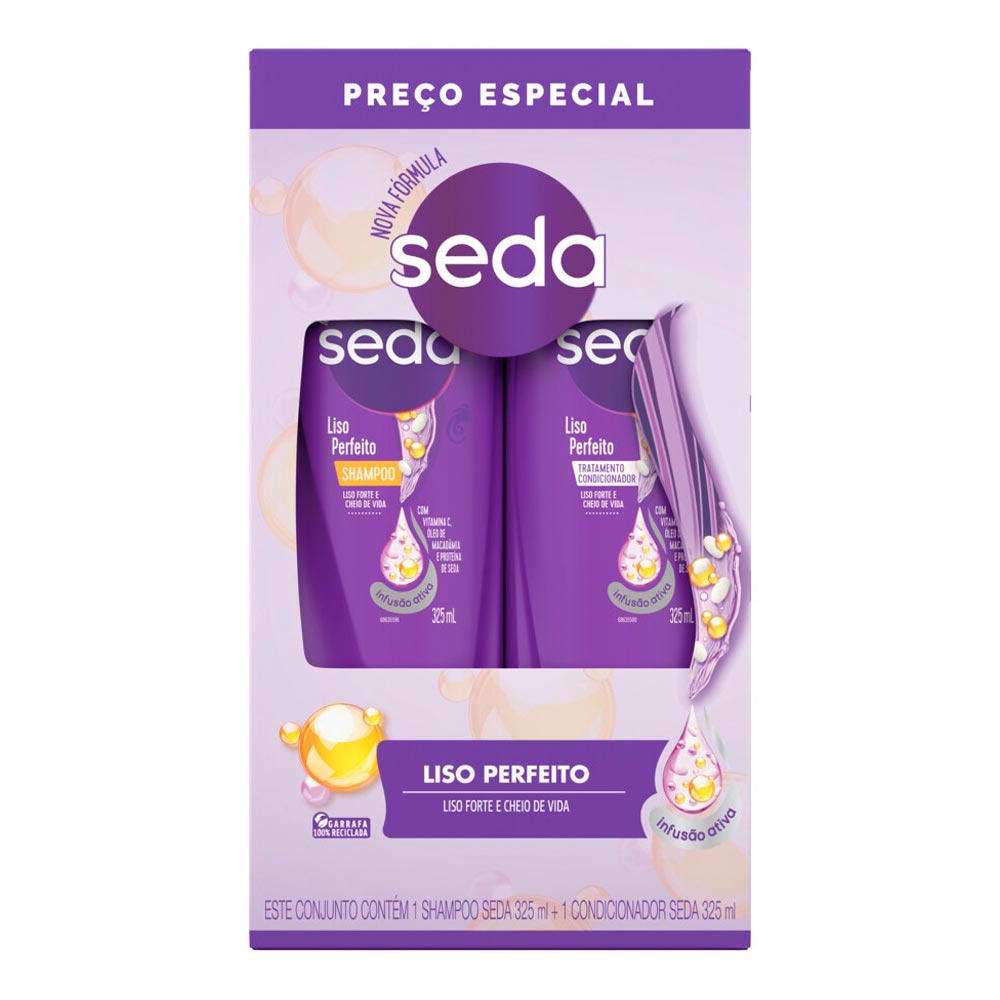 KIT SEDA LISO PERFEITO