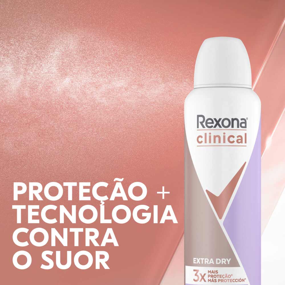 Desodorante Antitranspirante Rexona Clinical Extra Dry 150ml