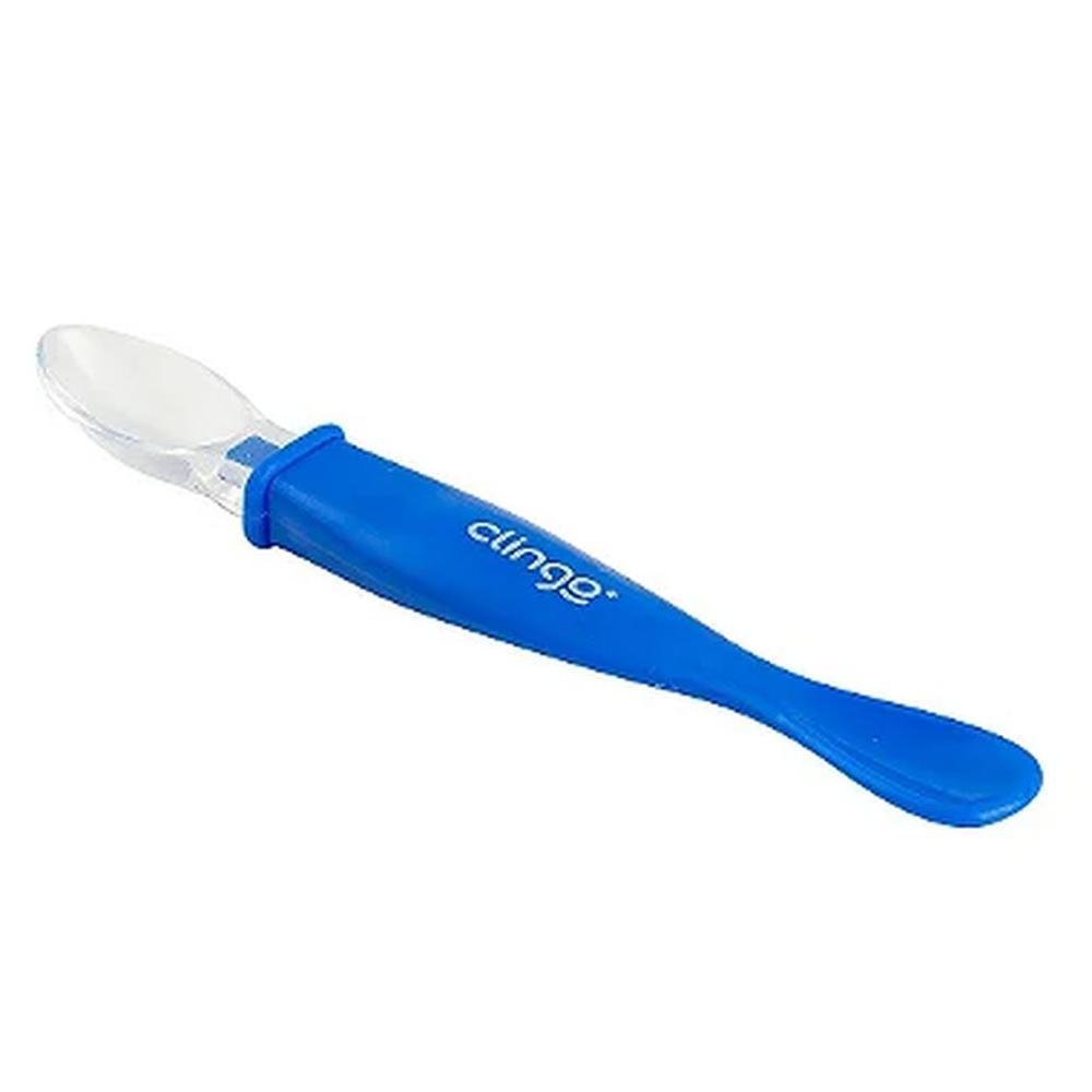 KIT COLHER PETITA PONTA SILICONE AZUL