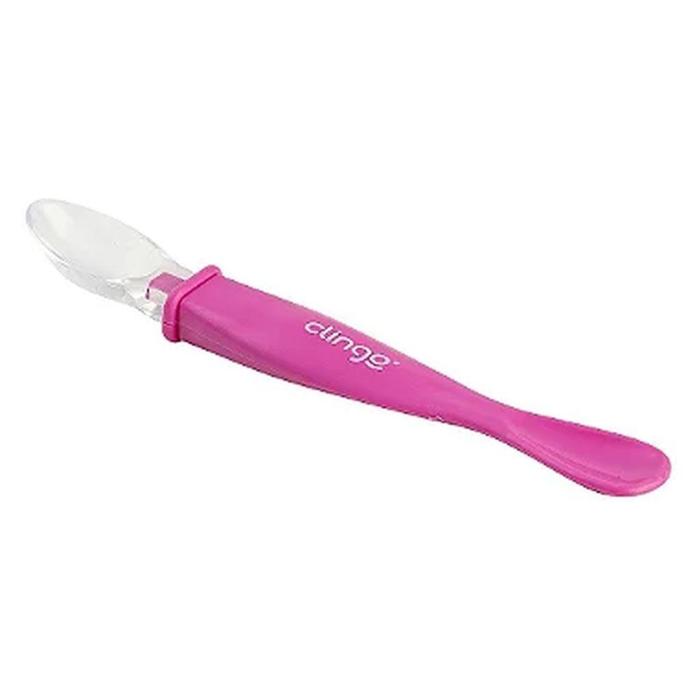 COLHER COM PONTA DE SILICONE VILA TOY ROSA