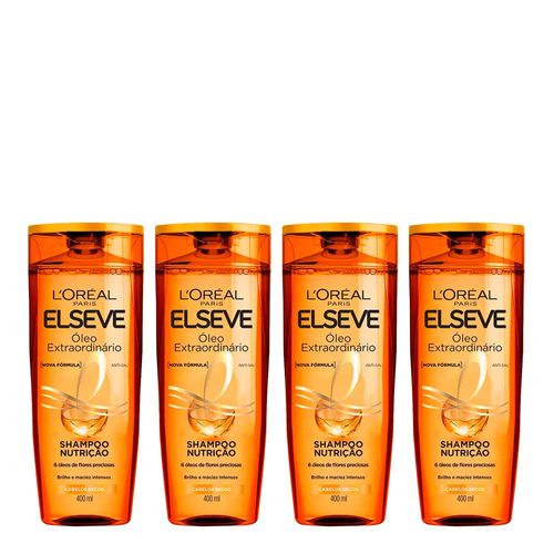 Kit-Elseve-oleo-Extraordinario-Shampoo-Nutricao-400ml-4-Unidades