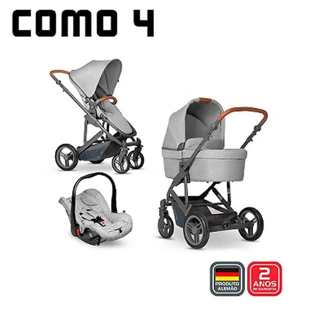 Travel System Trio Como 4 Woven Grey Abc Design 935301481
