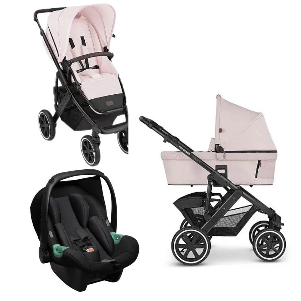 Carrinho Salsa 4 Berry Eco com Moises e Bebê Conforto Tulip Black Abc Design 935301489