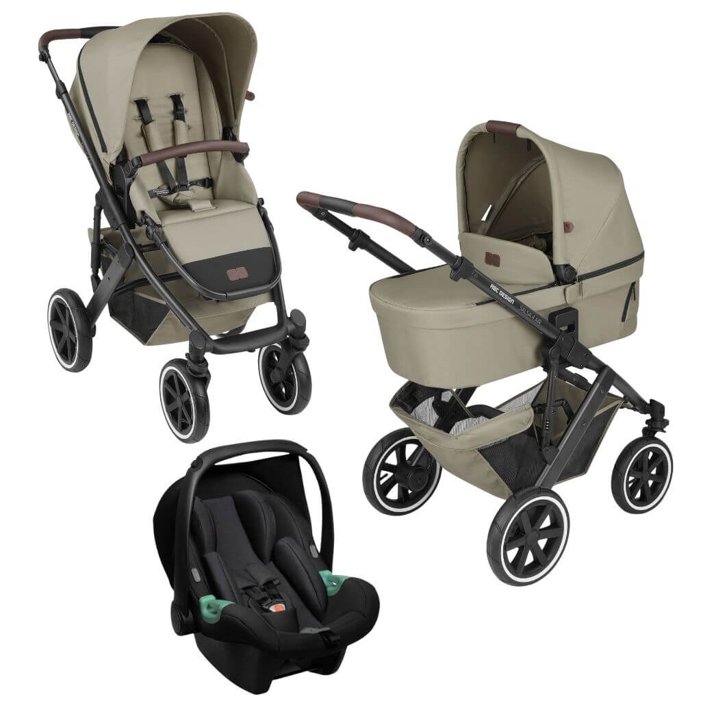 Carrinho Salsa 4 Reed com Moises e Bebê Conforto Tulip Black Abc Design 935301492