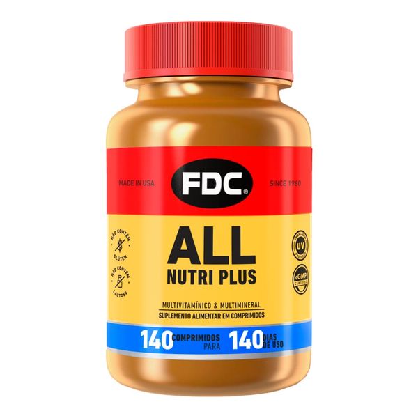 Suplemento Vitamínico All Nutri Plus FDC 140 Comprimidos