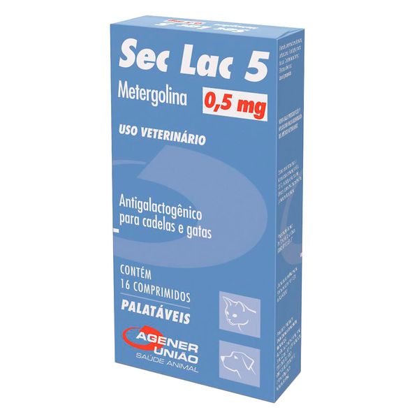 SEC LAC 5 - 0,5mg - caixa com 16 compr.