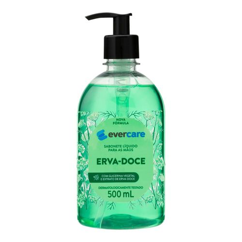 Sabonete Líquido Para As Mãos Ever Care Erva-Doce 500Ml