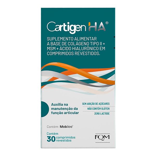 Suplemento Alimentar Cartigen Ha 30 Comprimidos Revestidos